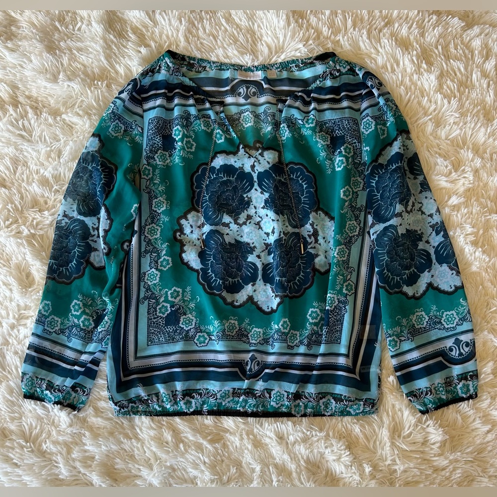 New York & Company | Floral Blouse